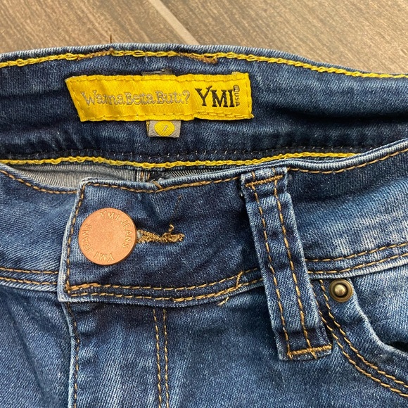 YMI Distressed Cuffed Jean Shorts - Picture 4 of 10